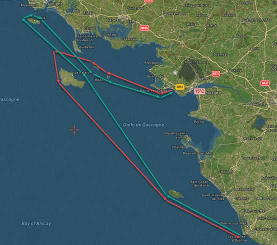 Parcours La pornichet La Select Bateau LocalClimat