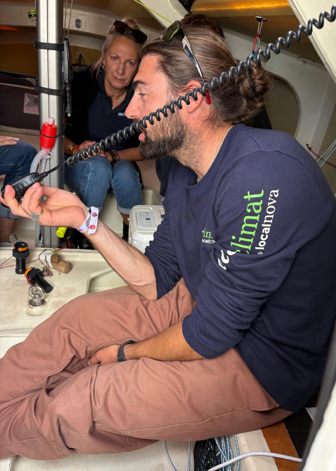 DANS LE BATEAU LOCALCLIMAT AVEC LA TEAM LOCALNOVA