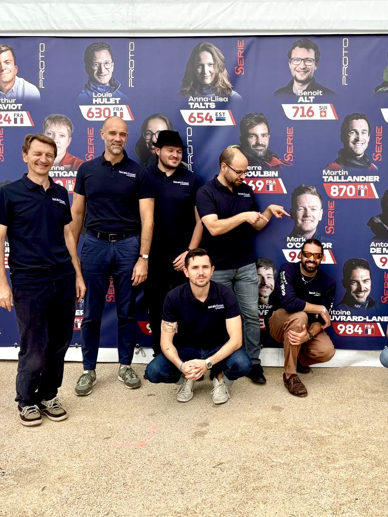 TEAM LOCALNOVA AVEC LE SKIPPER ANTOINE