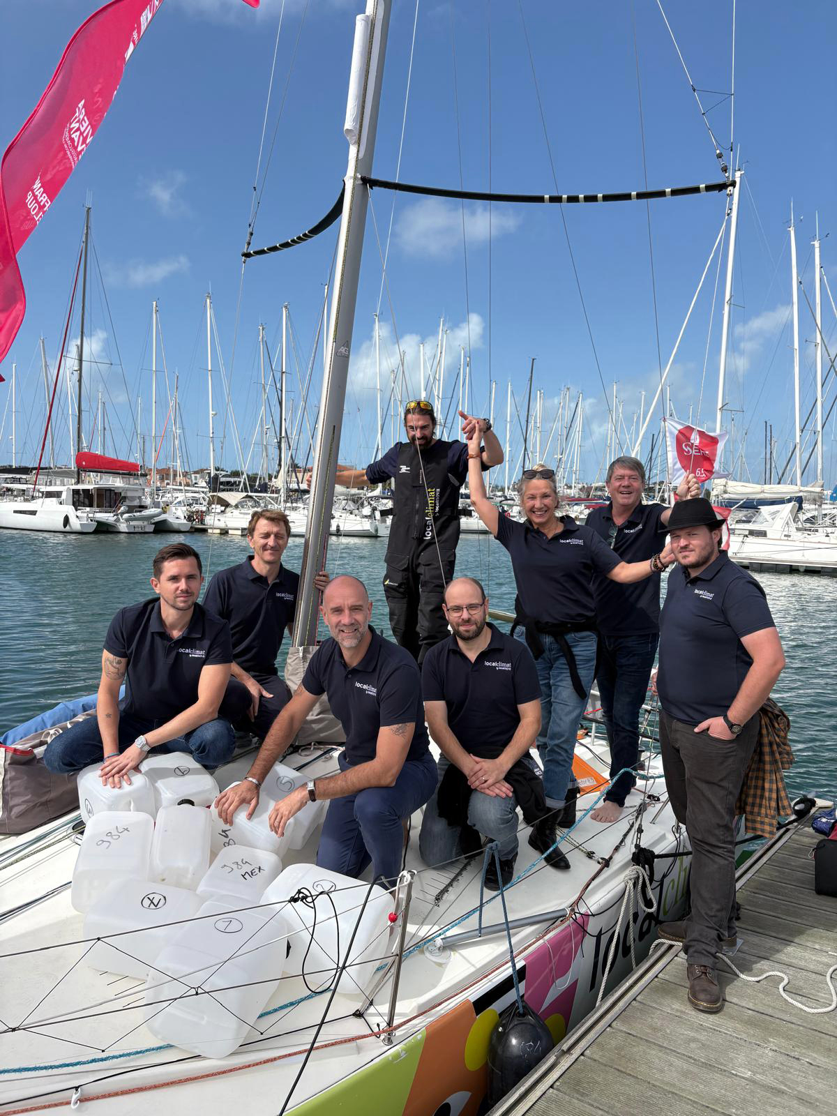 TEAM LOCALNOVA SUR LE BATEAU LOCALCLIMAT