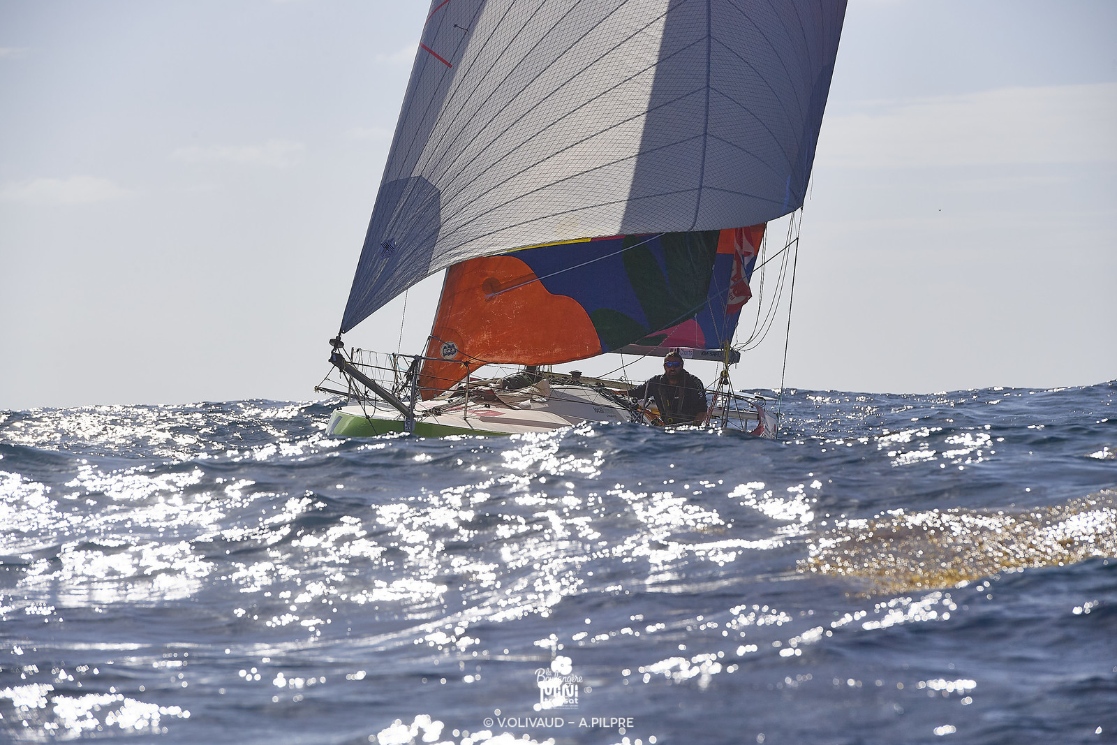 Arrivée de la deuxiÚme étape de La BoulangÚre Mini Transat 2025, à Saint-Frrançois (Guadeloupe)
