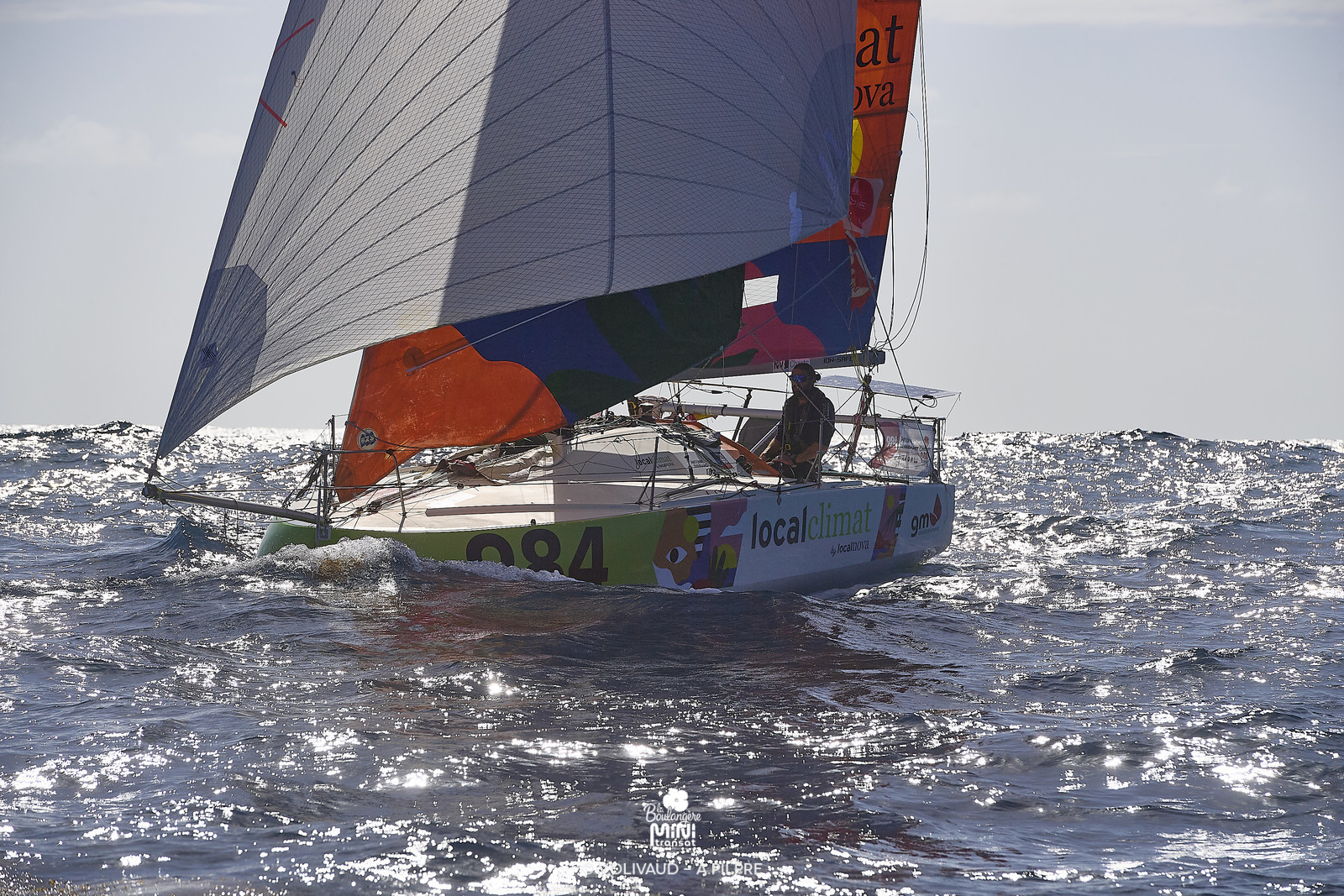 Arrivée de la deuxiÚme étape de La BoulangÚre Mini Transat 2025, à Saint-Frrançois (Guadeloupe)