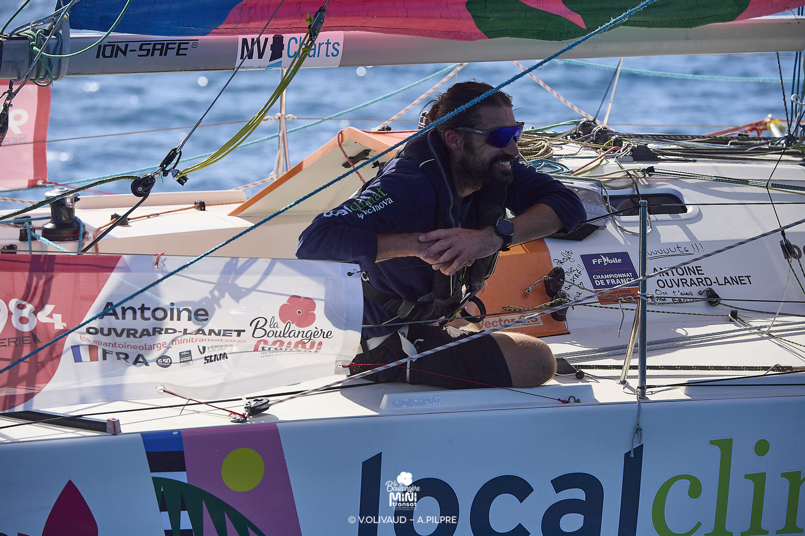 Arrivée de la deuxiÚme étape de La BoulangÚre Mini Transat 2025, à Saint-Frrançois (Guadeloupe)