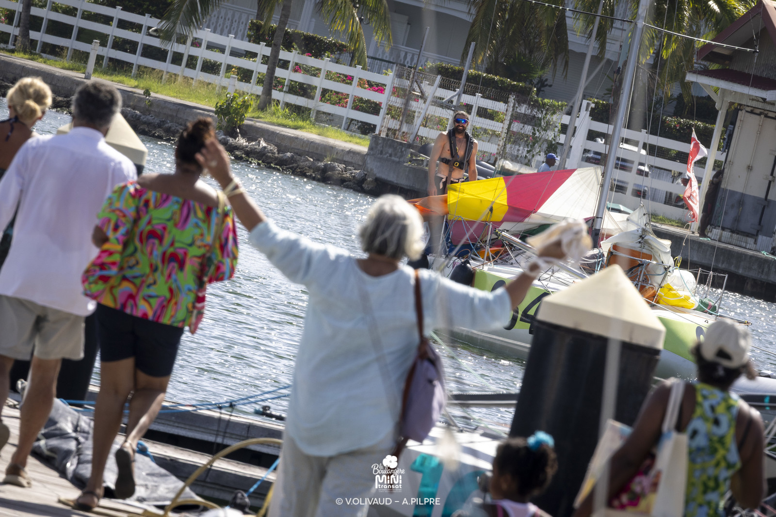 Arrivée de la 2e étape de La BoulangÚre Mini Transat 2025 à Saint-François (Guadeloupe / FR)