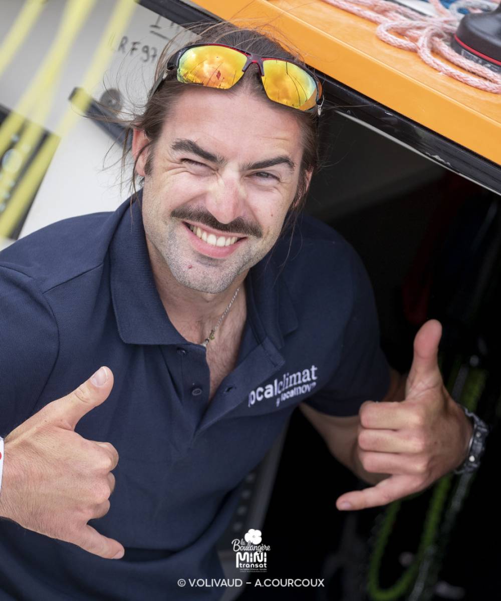 Antoine Mini Transat 2025 bateau LocalClimat by LocalNova