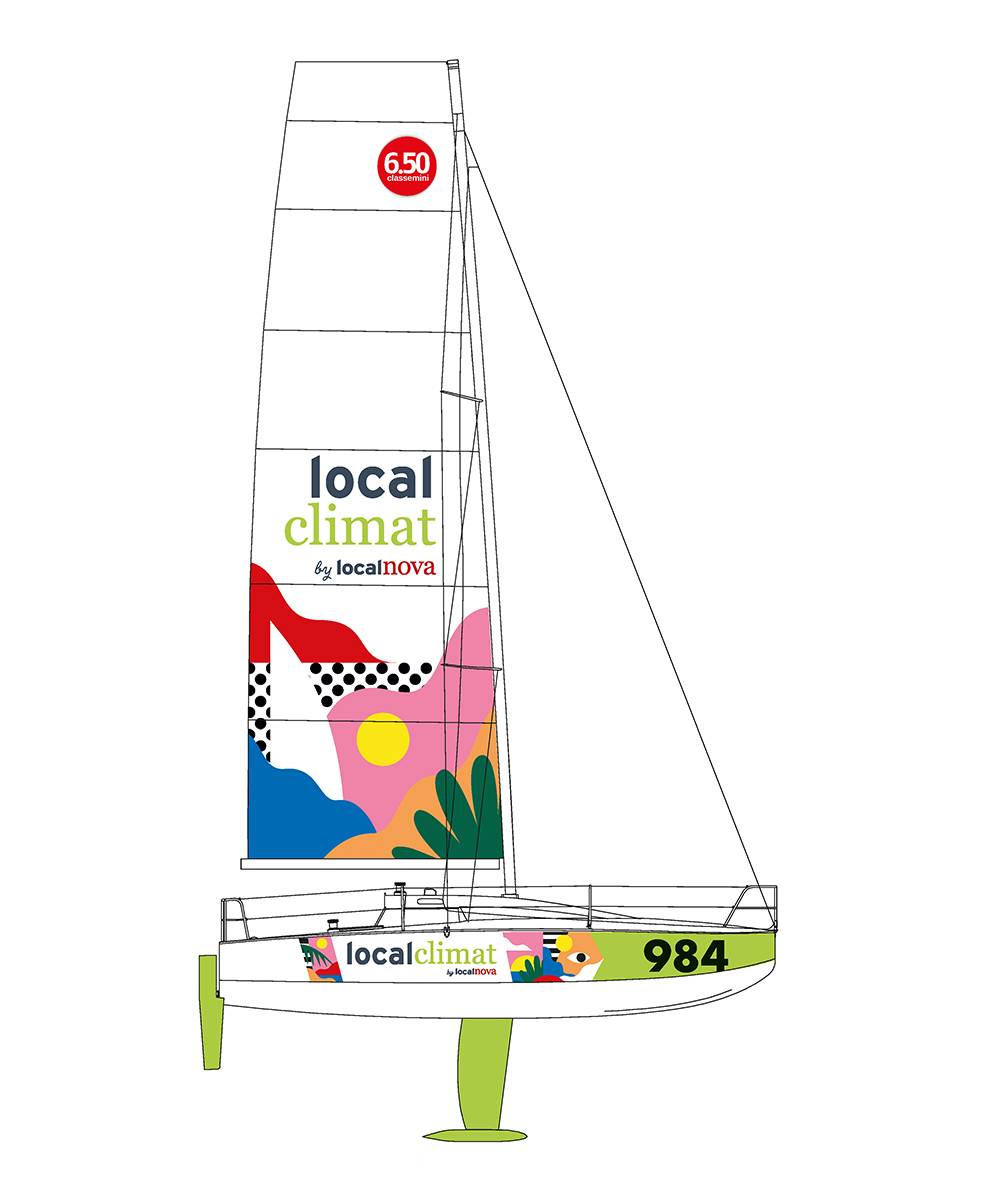 Bateau LocalClimat Mini Transat